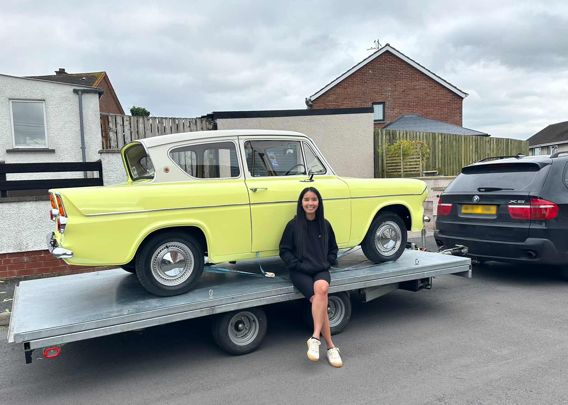 Collection and Delivery of Classic Ford Anglia Collection and Delivery of Classic Ford Anglia