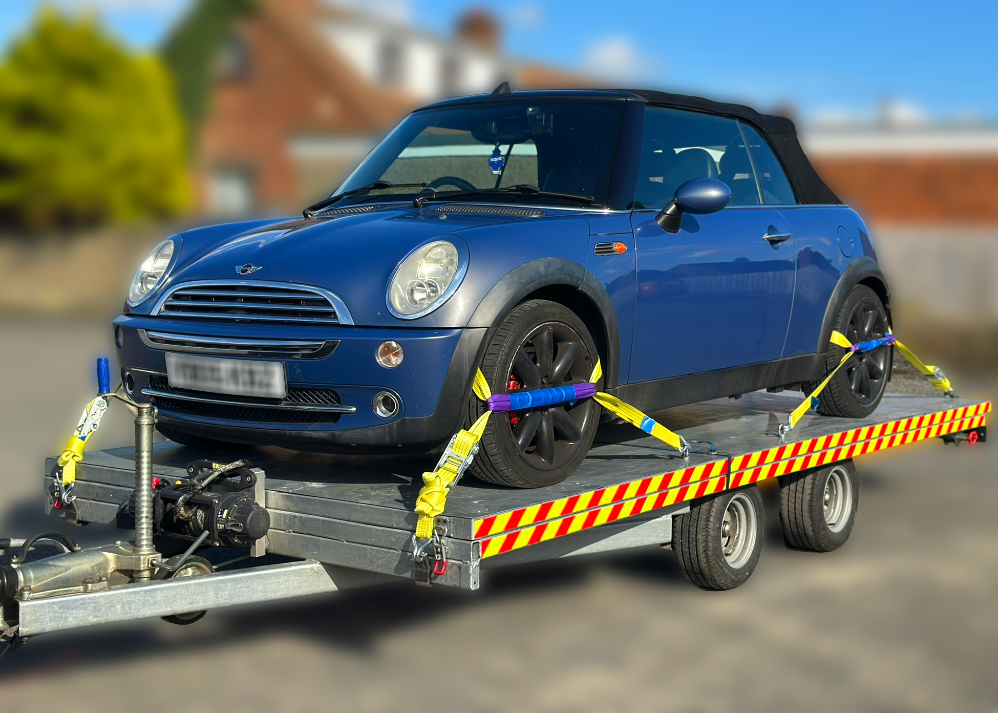 Mini Blue Front Angle Photo Mini Blue Front Angle Photo