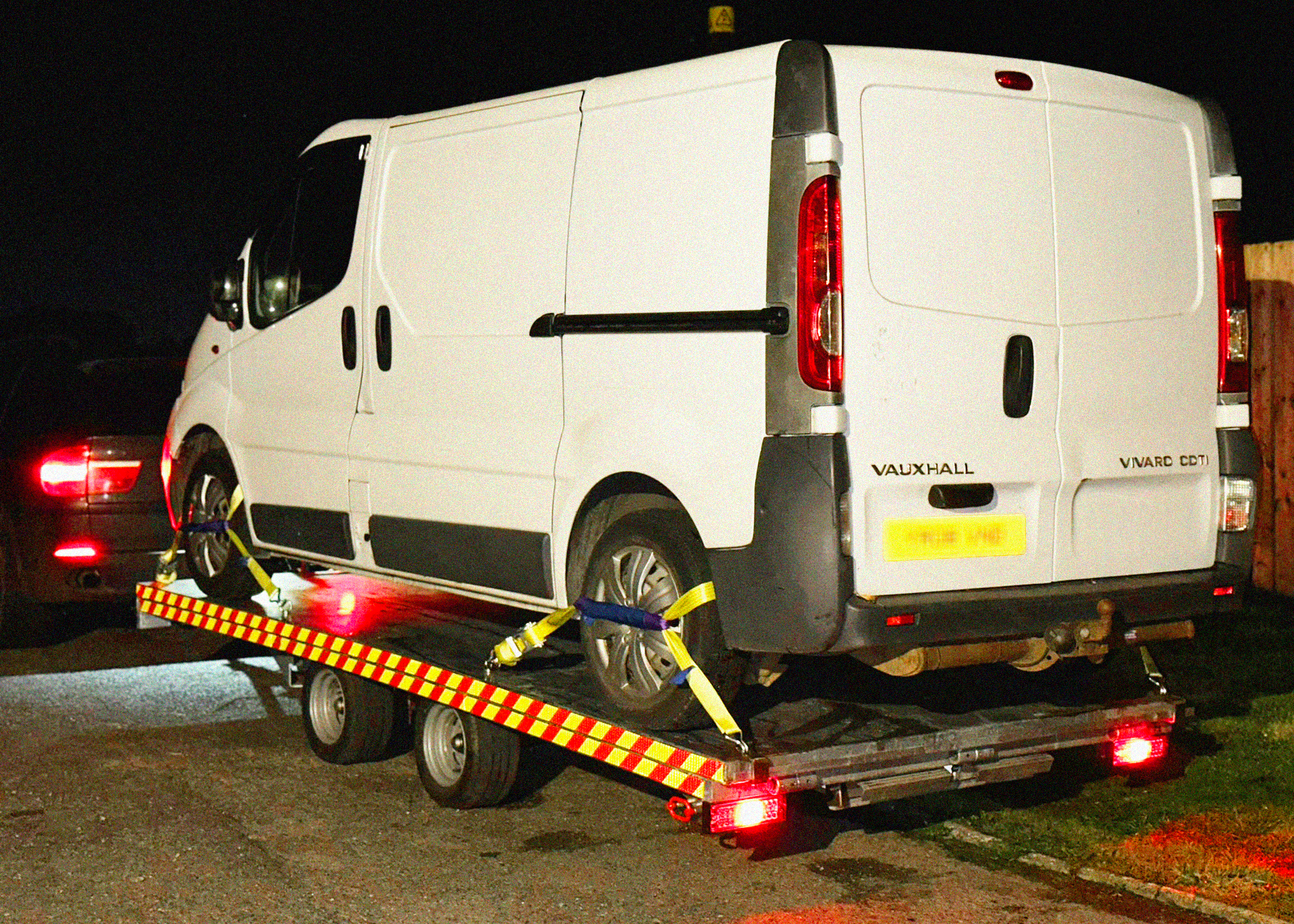 Van Recovery Back View Van Recovery Back View