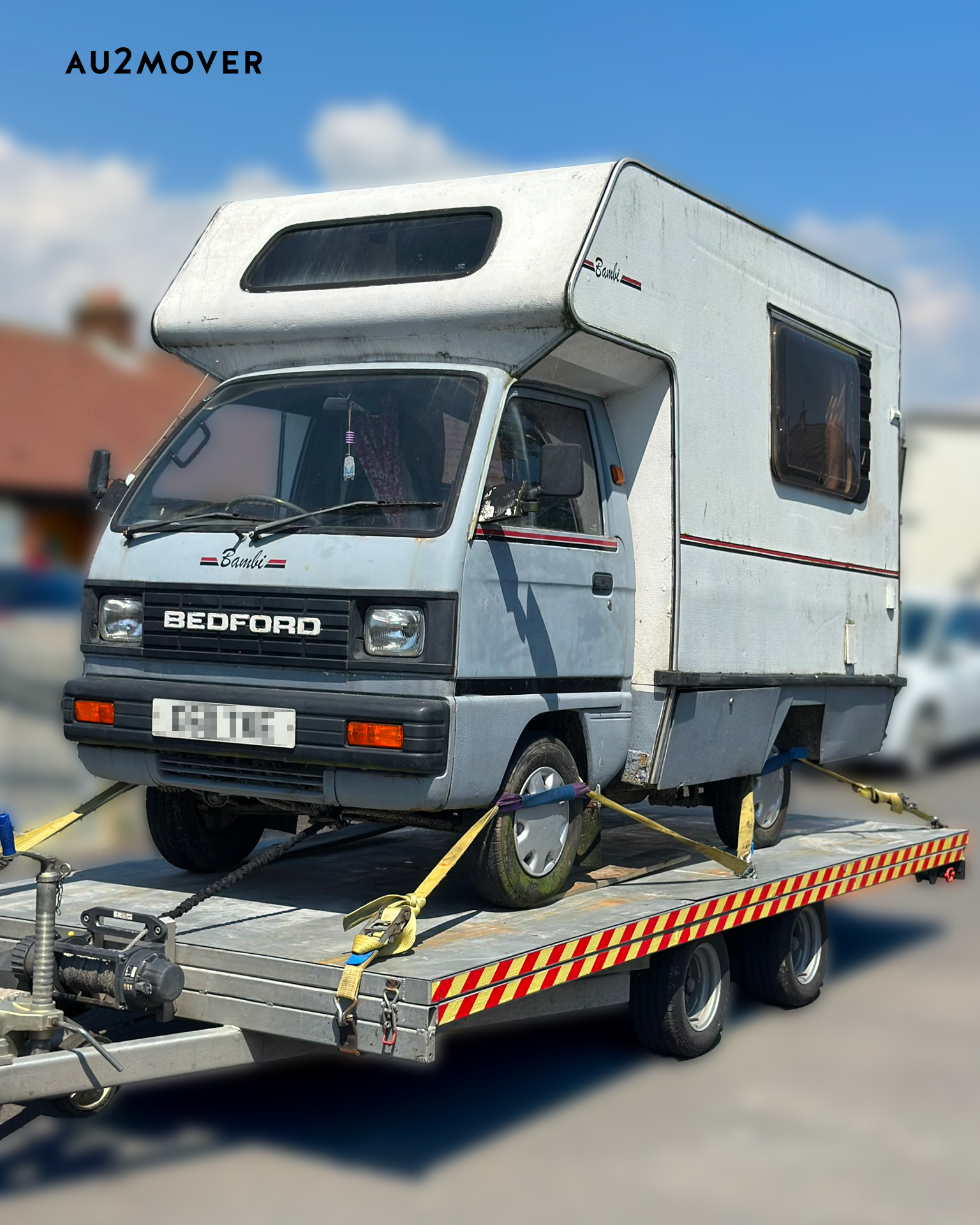 Bedford Rascal Bambi Small Campervan transported by Au2mover